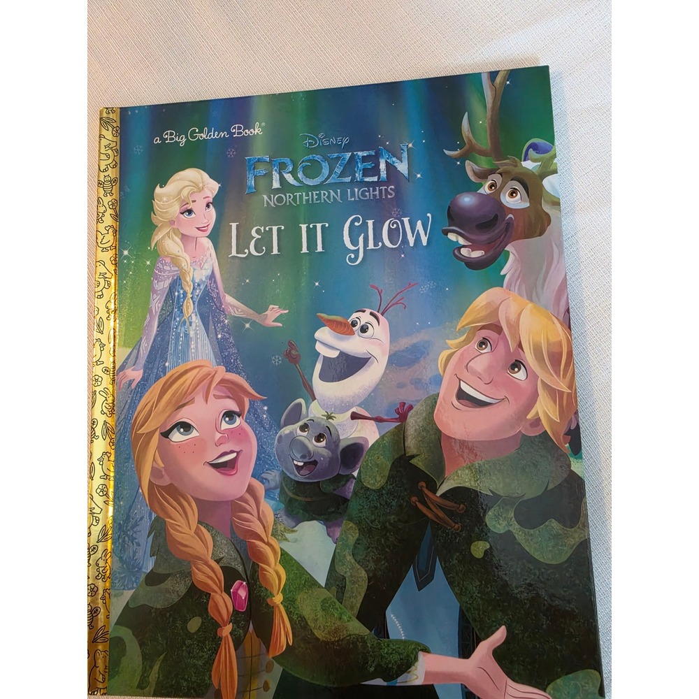 Disney Frozen Northern Lights Let It Glow Big Golden Book ISBN 9780736436786